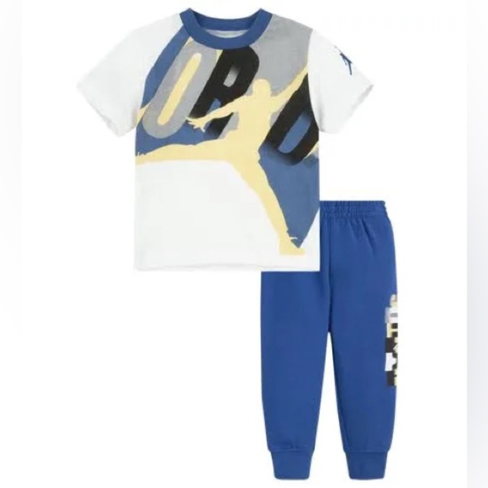 Jordan Full Court Fleece Pant Set. Boys Toddle